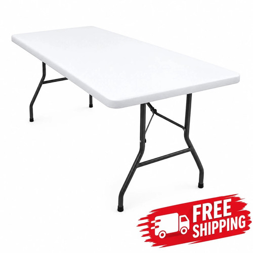 4ft 6ft 8ft plastic - 6ft, folding