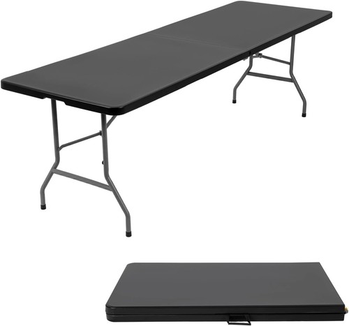 8ft folding table half - 8ft,