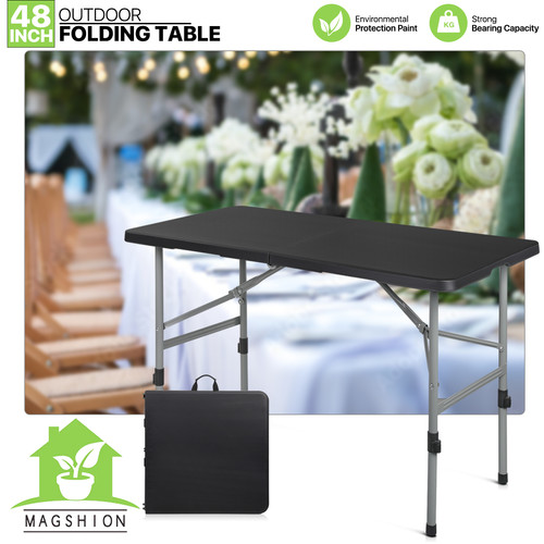 4ft black portable folding - 4ft,
