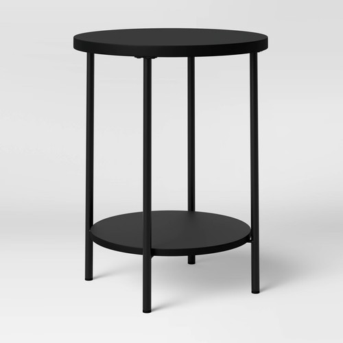 Wood and metal round - wood, end