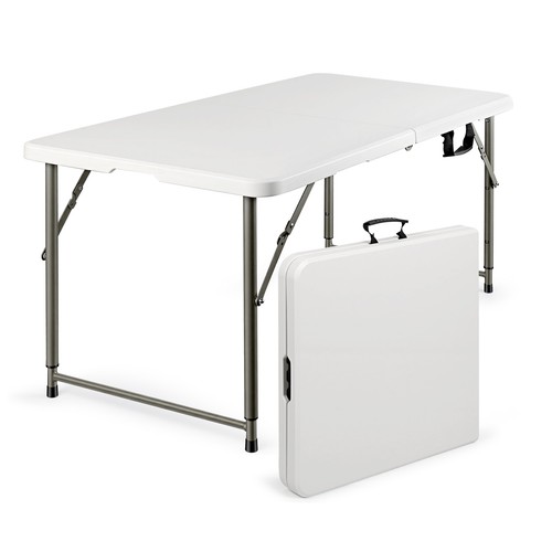 Folding table adjustable 4ft - table,